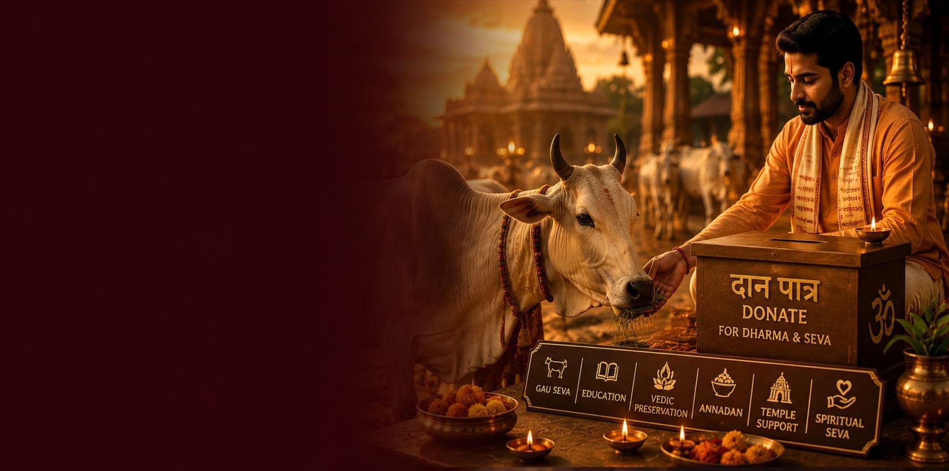 Contribute Towards Dharma & Spiritual Seva