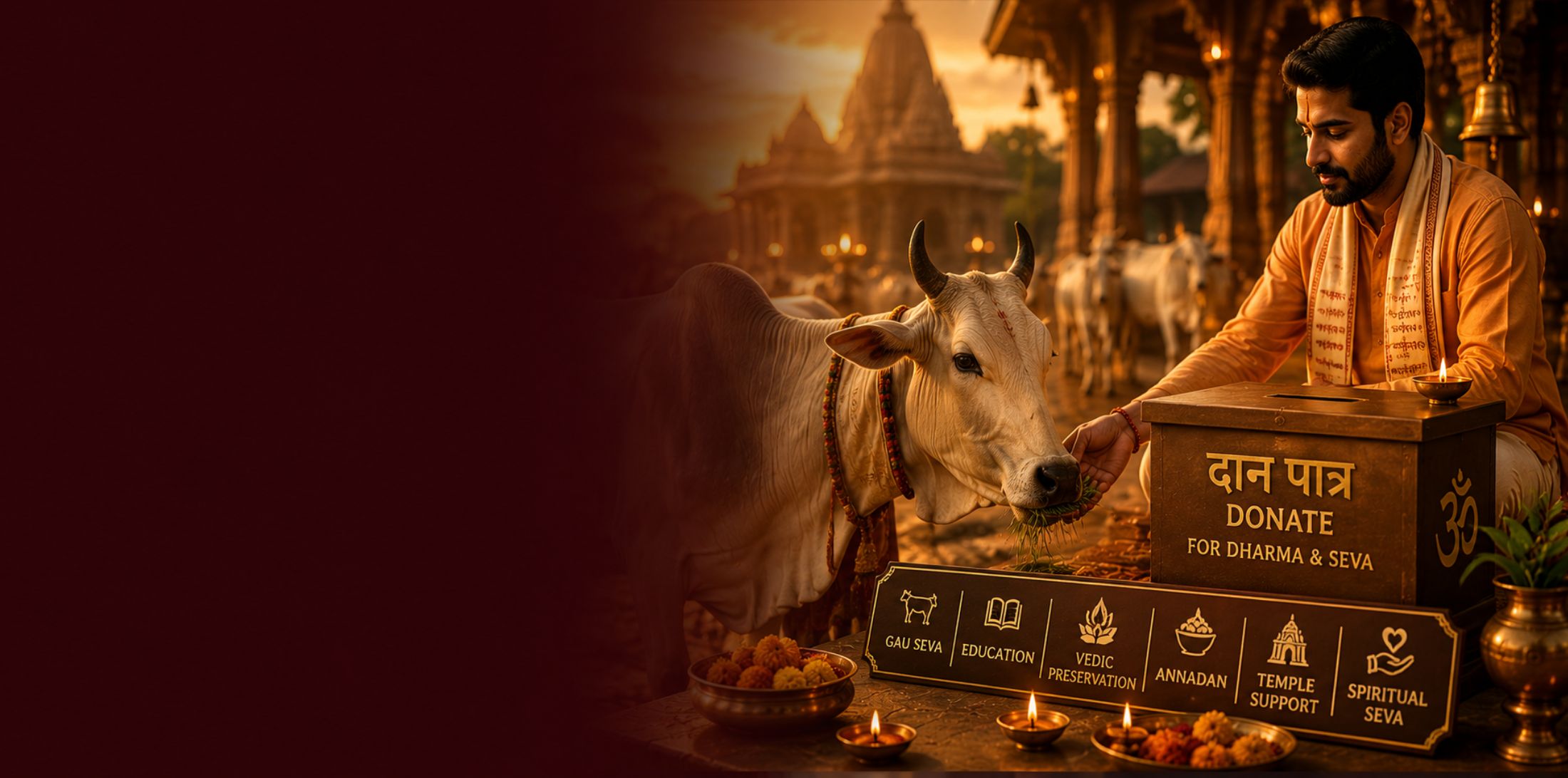 Contribute Towards Dharma & Spiritual Seva